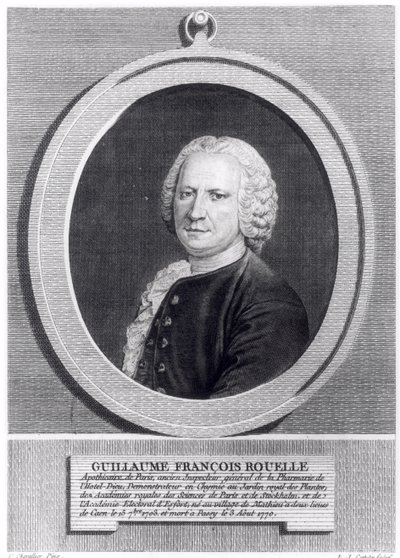 Guillaume Francois Rouelle (1703-70) engraved by Louis Jacques Cathelin (1738-1804) by V. Chevallier